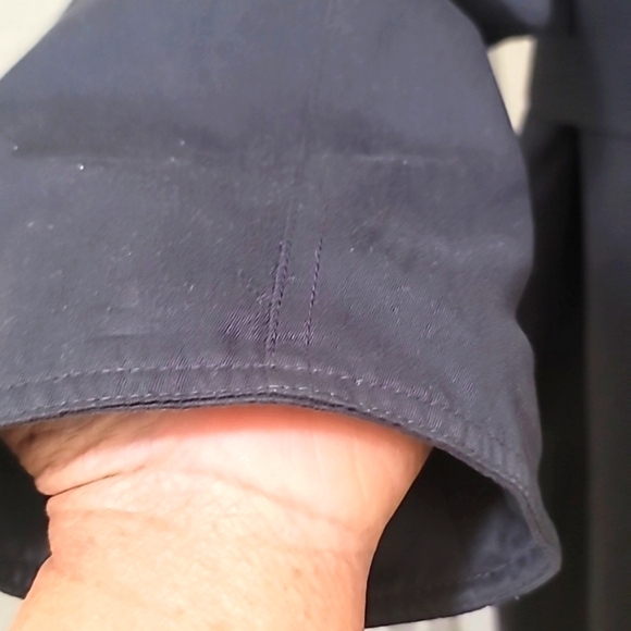 LONDON FOG VINTAGE GRAY TRENCH COAT DOUBLE BREASTED SIZE 10 PET - Picture 8 of 16